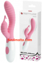Pretty Love: Hyman - Curved G-Spot Rabbit Vibrator, pink