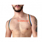 Preview: Barcode Berlin - Elastic Harness, white-rainbow