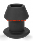 Preview: Rude Rider Hollow Anal Plug medium, black