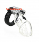 Preview: Adjustable chastity cage 10 x 3.5cm, clear