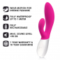 Preview: Lelo Ina Wave™ Rabbit Vibrator, Cerise  -waterproof-