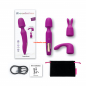 Preview: Love to Love - R-Evolution Wandmassager with 2 Attachments, sweet orchid (purple)