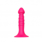 Preview: Sprial Silicone Dildo with Suction Cup, Pink