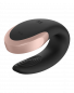 Preview: Satisfyer Double Love Luxery Partner Vibrator App Controlled and with Remote Control, black