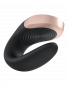 Preview: Satisfyer Double Love Luxery Partner Vibrator App Controlled and with Remote Control, black