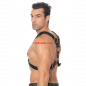 Preview: Scottish Leather Harness , black (Size: S/M)