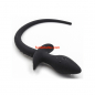 Preview: Silicone Dog Tail Plug 7.5 x 3.1cm Black