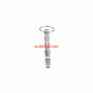 Preview: Urethral plug pierced Long Notch 10.5cm - Diameter 12mm