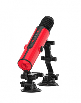 ZSEX - Double Suction Cup Fuck Machine, red