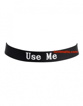 Rimba Silicone Collar, black - Use Me