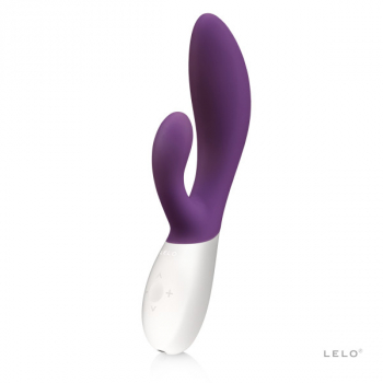 Lelo Ina Wave™ Rabbit Vibrator, Plum  -waterproof-