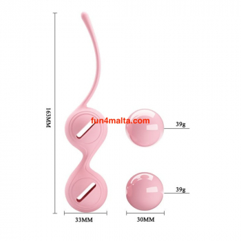 Pretty Love Kegel Tighten Up 1 Orgasm Balls, pink