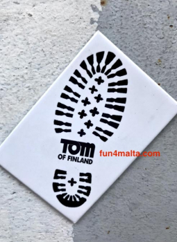 Tom of Finland Fridge Magnet Boot Print