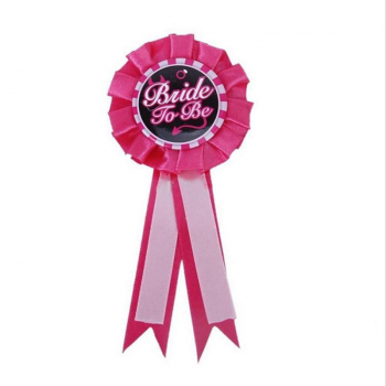 Bride to be Rosette Badge