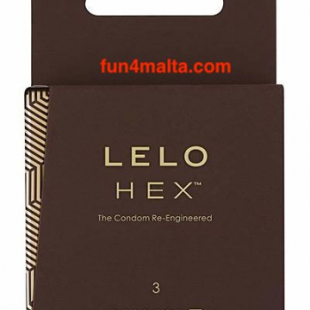 LELO HEX™ Respect XL Condoms  3 pack -