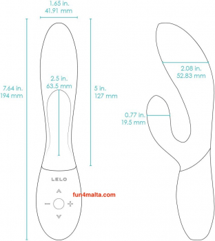 LELO Ina Wave™ Rabbit Vibrator,Ocean Blue. -PRICE CUT-