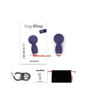 Love to Love - Itsy Bitsy Mini Wand Vibrator, indigo (dark-purple)