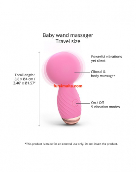 Love to Love - Itsy Bitsy Mini Wand Vibrator, pink
