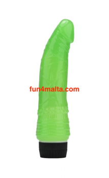 Loving Joy 7 inch Glowing in the Dark Vibrator , green
