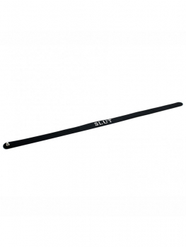 Rimba Silicone Collar, black - Slut