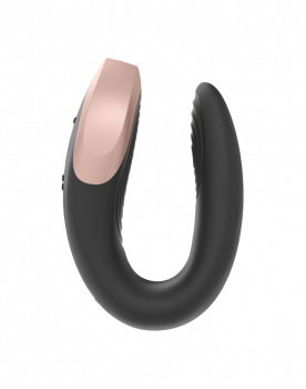 Satisfyer Double Love Luxery Partner Vibrator App Controlled and with Remote Control, black