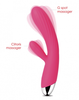 SVAKOM ANGEL Flexible Double-motor Intelligent Warming G-spot & Clitoris Vibrator