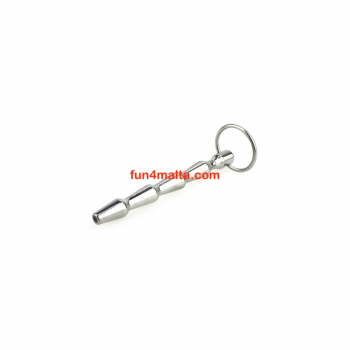 Urethral plug pierced Long Notch 10.5cm - Diameter 12mm