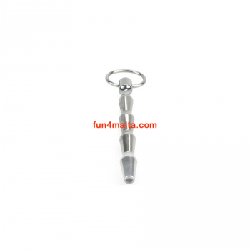 Urethral plug pierced Long Notch 10.5cm - Diameter 12mm
