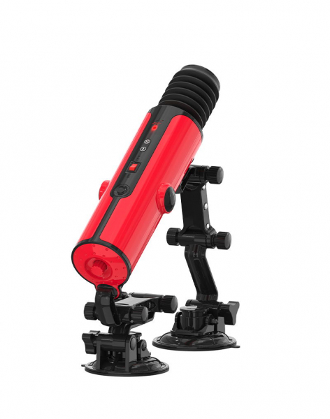 ZSEX - Double Suction Cup Fuck Machine, red