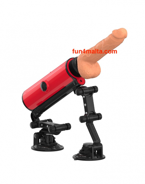 ZSEX - Double Suction Cup Fuck Machine, red