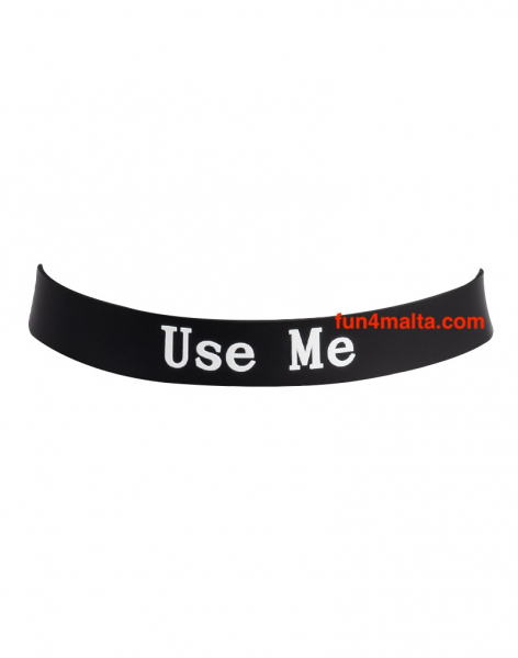 Rimba Silicone Collar, black - Use Me