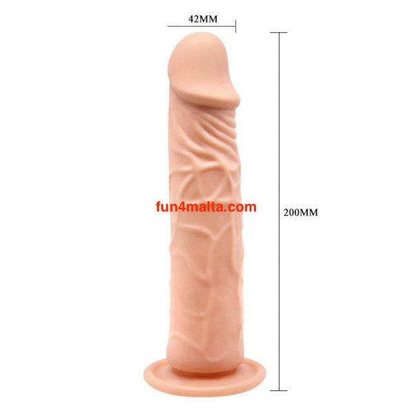 Barbara Calvin 7,8 " Dildo with Suction Cup