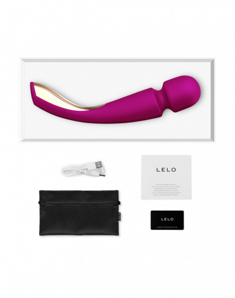 LELO Smart Wand 2™ Large Deep Rose - Price Cut - waterproof