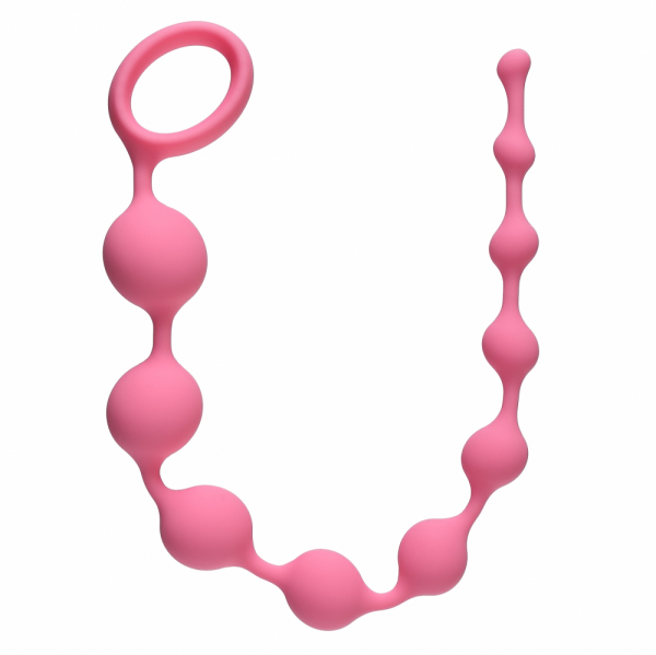 Lola Long Pleasure Chain Analbeads,pink