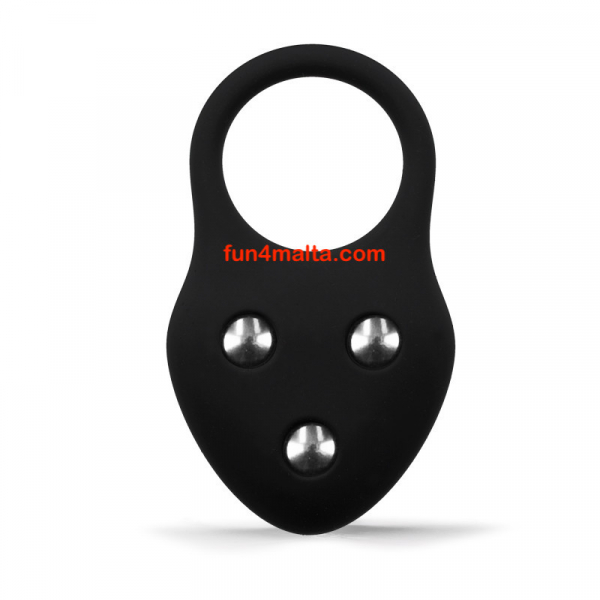 Rude Rider Heavy Weighted Cockring, black