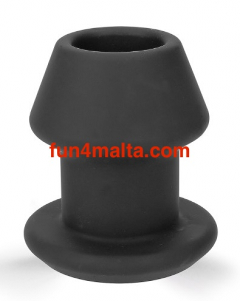 Rude Rider Hollow Anal Plug medium, black