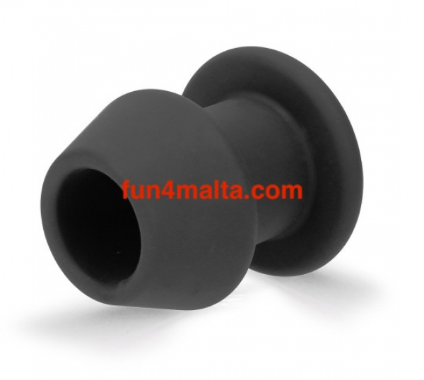 Rude Rider Hollow Anal Plug medium, black