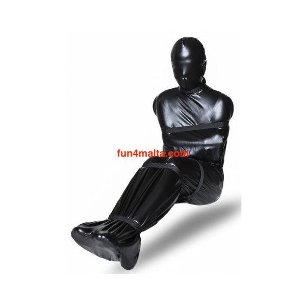 Bondage Sleeping Bag / Fullbody Jumpsuit, black -Price Cut-