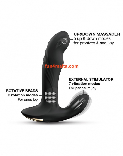 Dorcel - Multi P-Joy Prostate Massager with Remote Control,black. - Price Cut -