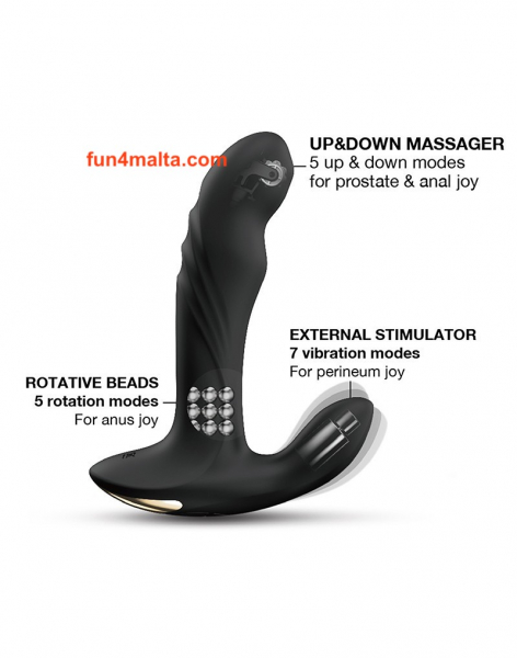 Dorcel - Multi P-Joy Prostate Massager with Remote Control,black. - Price Cut -