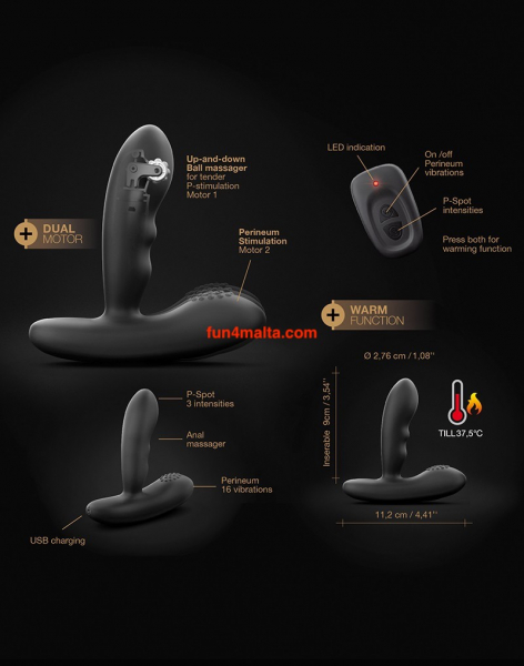 Dorcel P-Stroker rechargeable, waterproof and with heating function