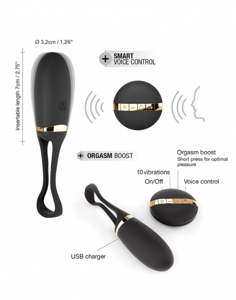 Dorcel Secret Delight Gold, remote control vibrating egg