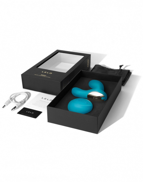 LELO Hugo™ Prostate Massager, blue - waterproof & rechargeable - Clearance Sale -