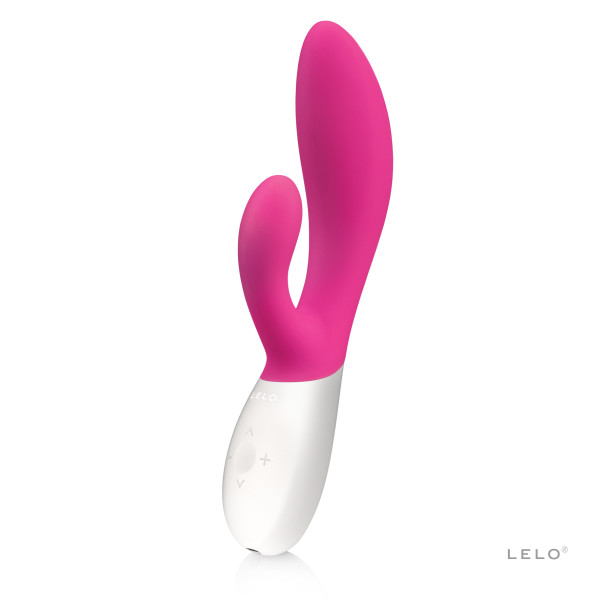 Lelo Ina Wave™ Rabbit Vibrator, Cerise  -waterproof-