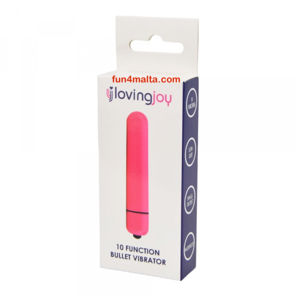 Loving Joy 10 Function Bullet Vibrator, pink - waterproof -