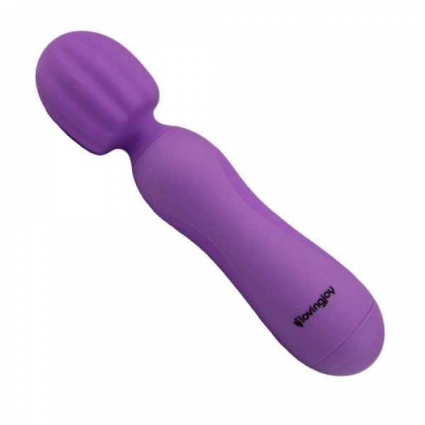 Loving Joy 10 Function Magic Wand Vibrator,purple - water resistant