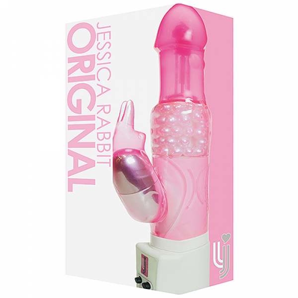 Jessica Rabbit Original Vibrator, white and pink