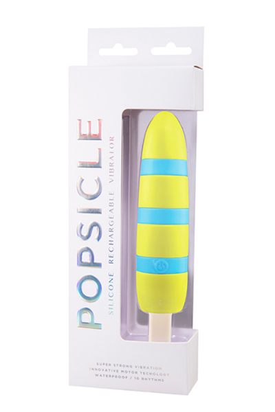 Popsicle Vibrator yellow-blue