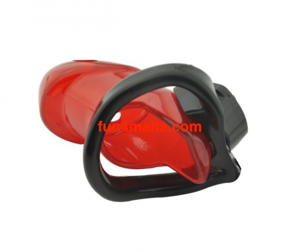 Rickers chastity cage 9 x 3cm, red (for smaller penis)