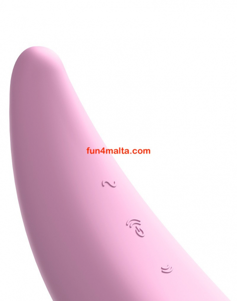 Satisfyer Curvy 3+, pink - rechargeable,waterproof & App controlled